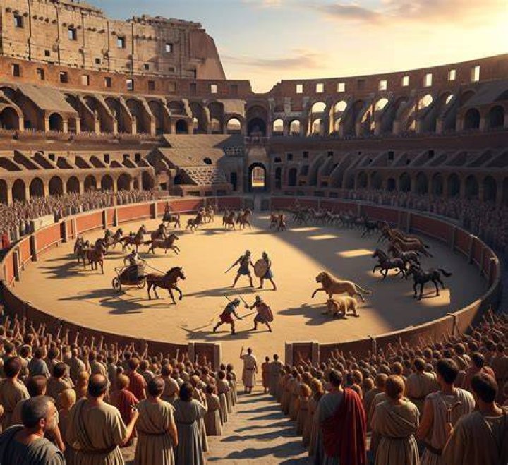 What was the most popular form of entertainment in ancient Rome?