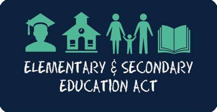 What was the purpose of the Elementary and Secondary Education Act?