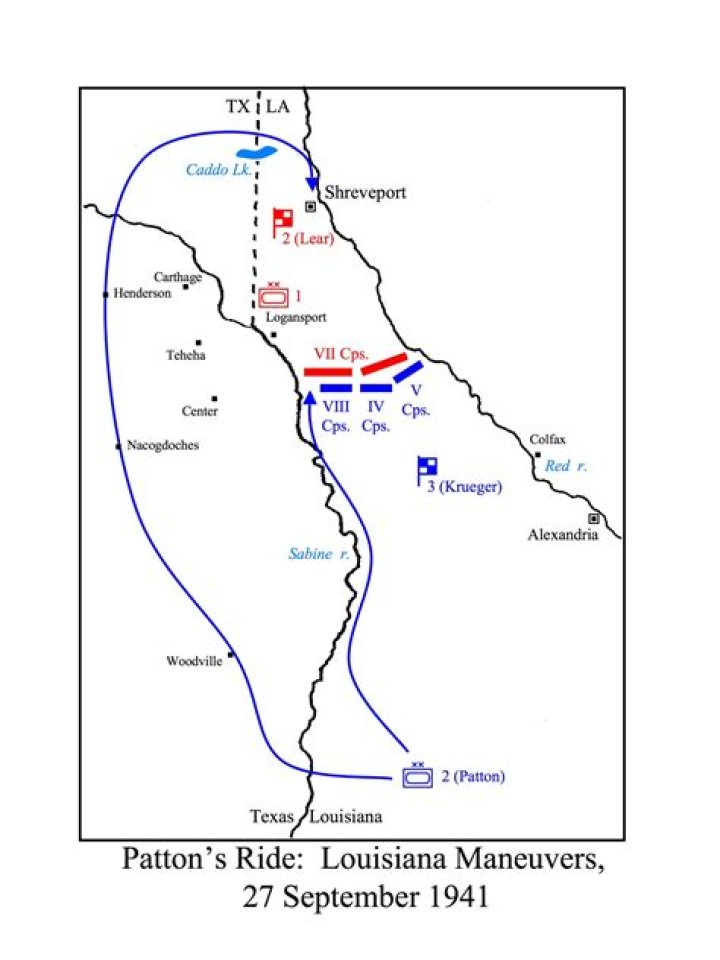 What was the purpose of the Louisiana Maneuvers?