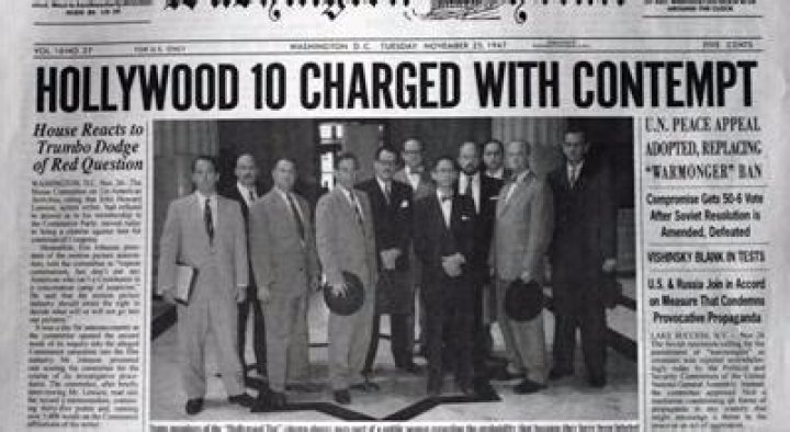 What were they accused of the Hollywood Ten?