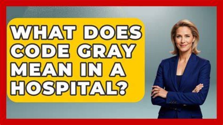 Whats a Code Gray in the hospital?
