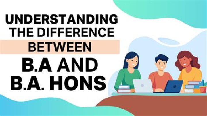 Whats the difference between BA and BA Hons?
