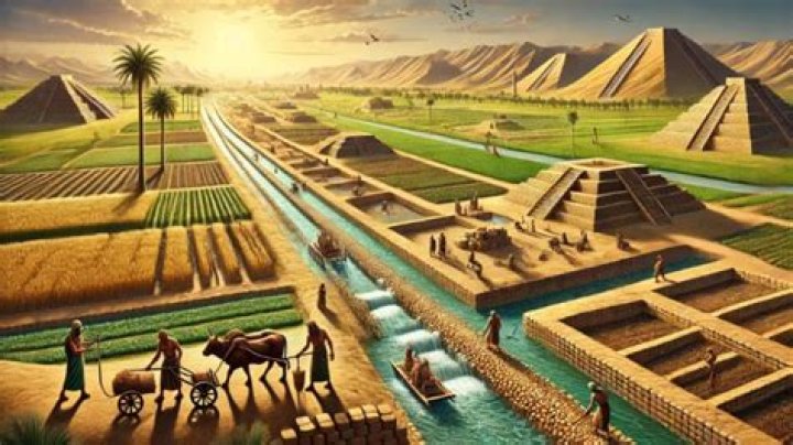 When did irrigation start in Mesopotamia?