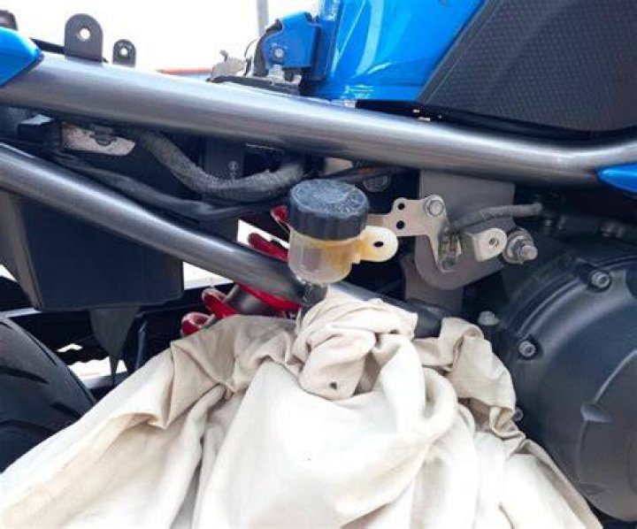 When should motorcycle brake fluid be changed?