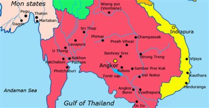 When was the Khmer empire?