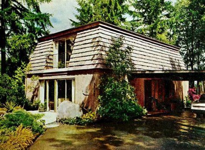 When were flat roofs first used?