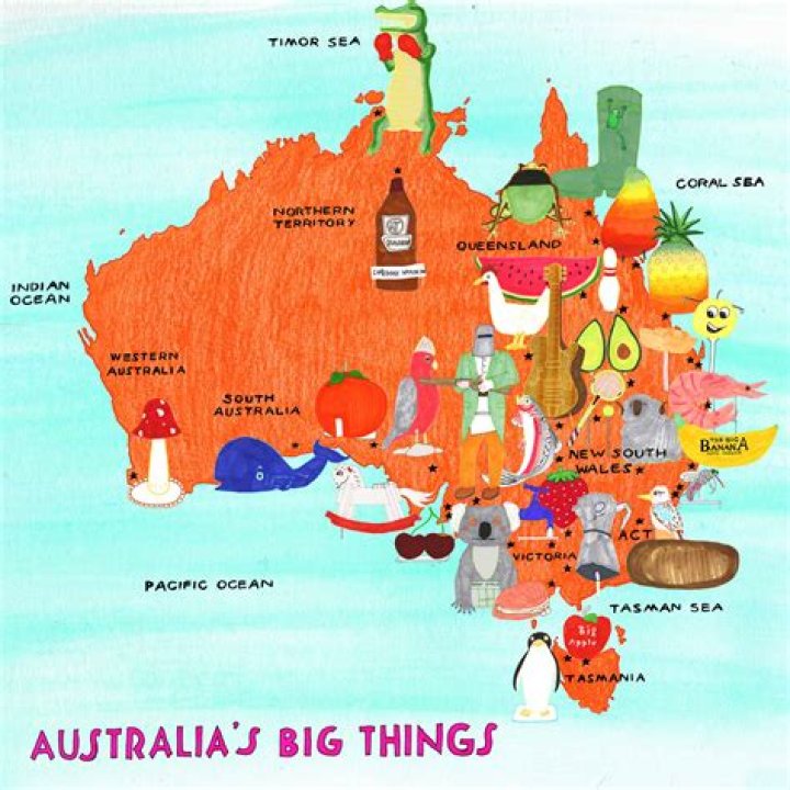 Where are all the big things in Australia?