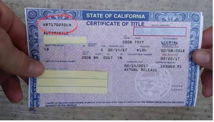 Where can I find my title number NC?