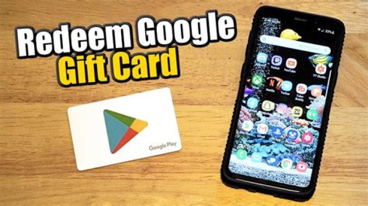 Where can I redeem Google Play gift card?