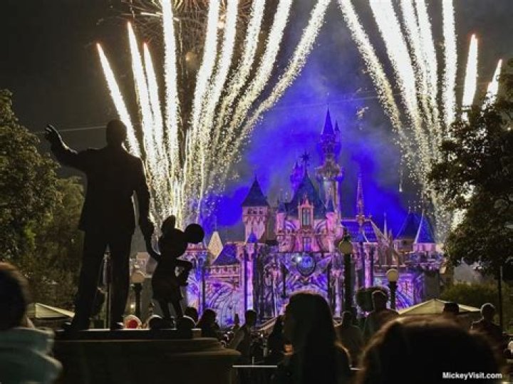 Where can you see Disneyland fireworks?