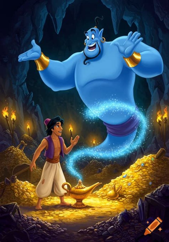 Where did genie in a lamp come from?