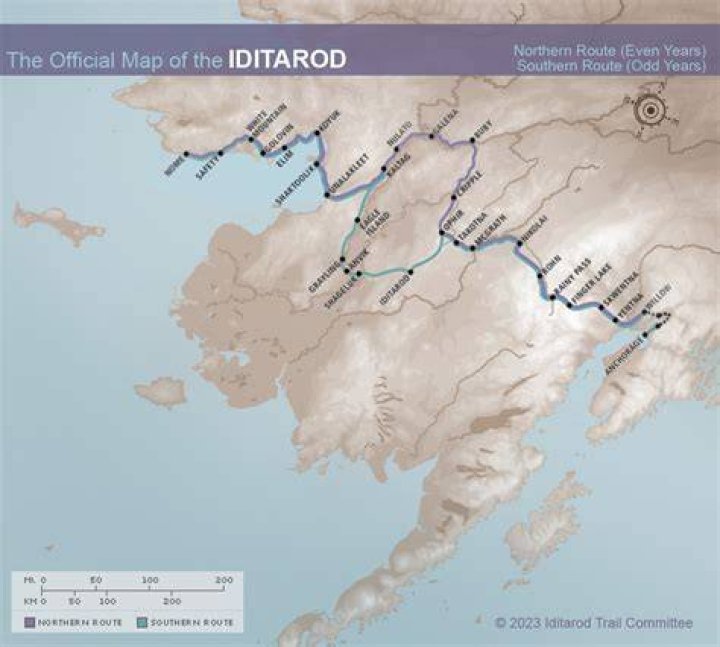 Where did the Iditarod originally start?