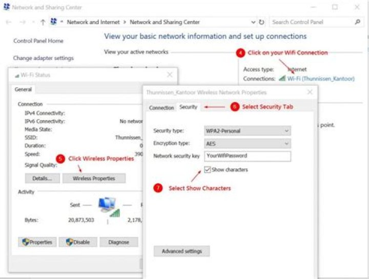 Where do I find network key?