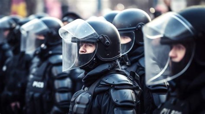 Where do riot police come from?