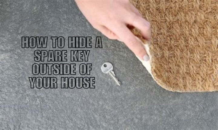 Where do you hide your keys outside?