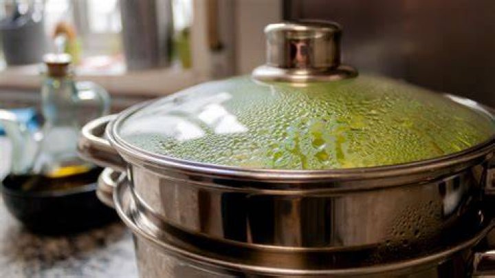 Where do you put the water in a steamer?