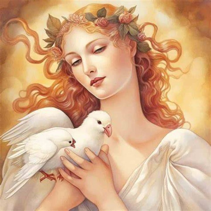 Where does Aphrodite spend her time in myths?