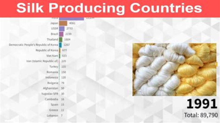 Where does most silk come from?
