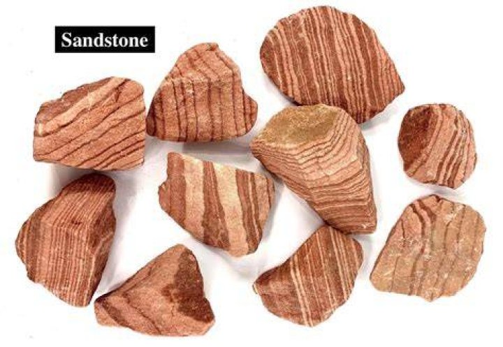 Where does red sandstone come from?
