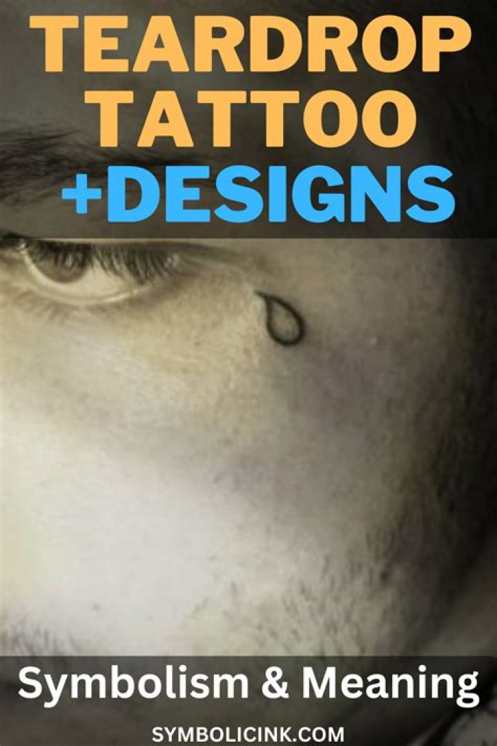Where does the teardrop tattoo come from?