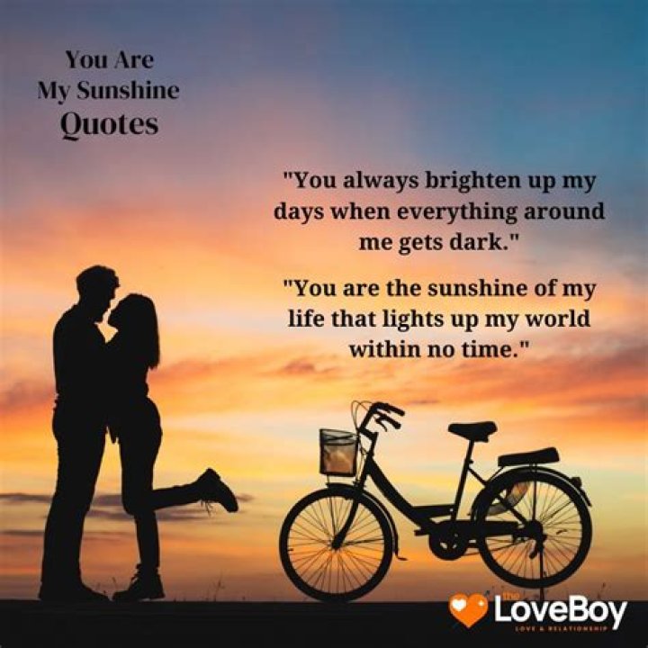 Where is my sunshine quotes?