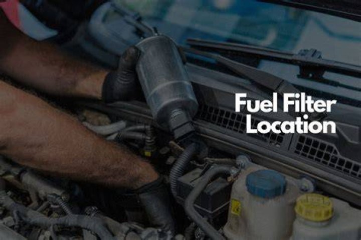 Where is the fuel filter located on a 1997 Ford Expedition?
