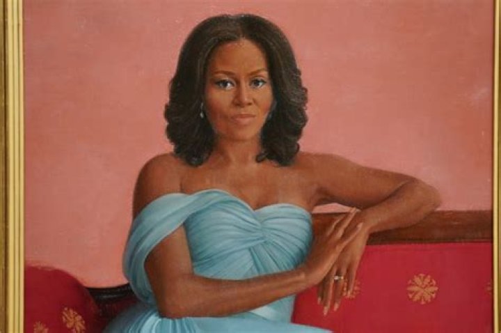 Where is the painting of Michelle Obama?