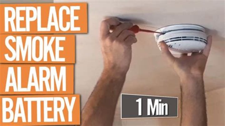 Where is the reset button on smoke alarm?