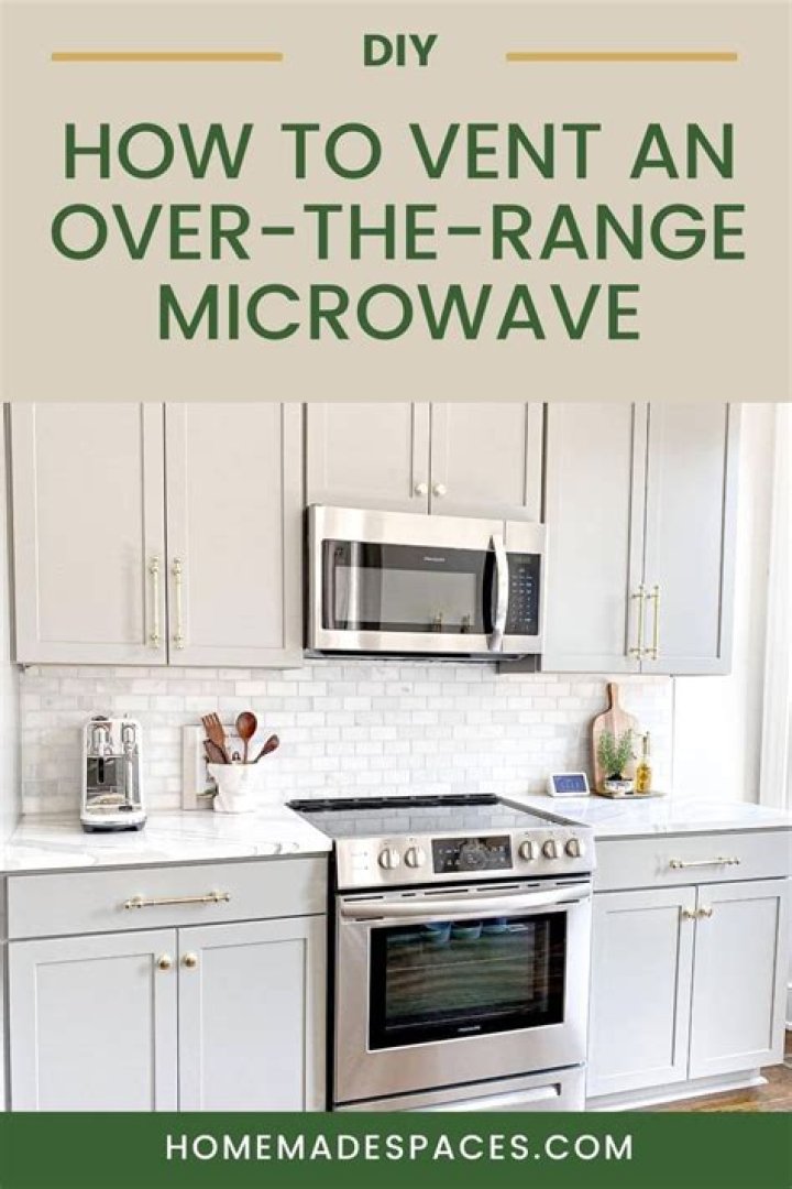 Where is the vent on an over the range microwave?