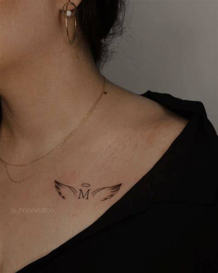 Where should a small tattoo be placed on a woman?