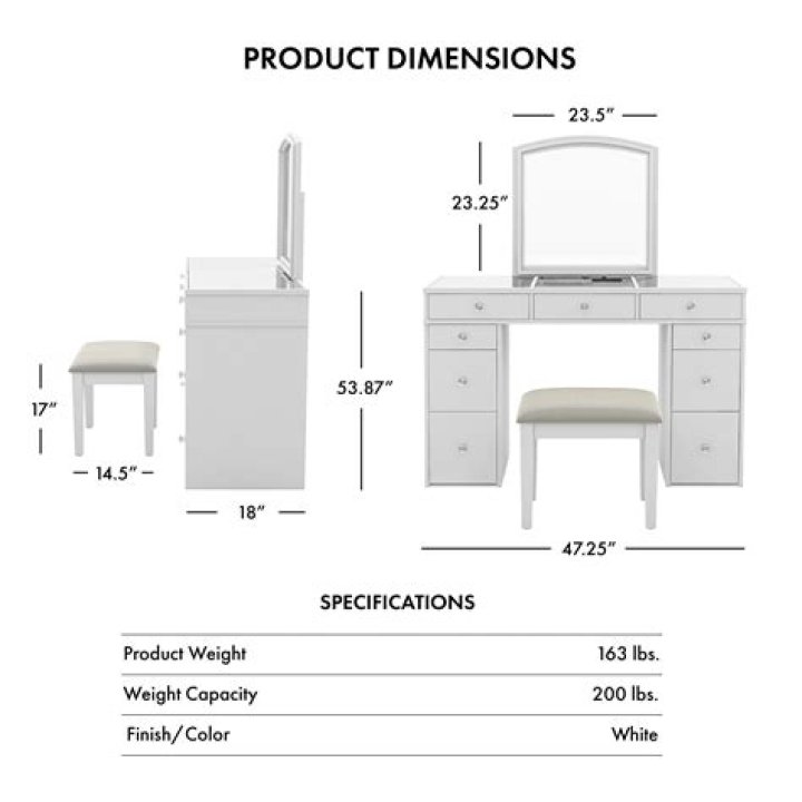 Where should I put my makeup vanity?
