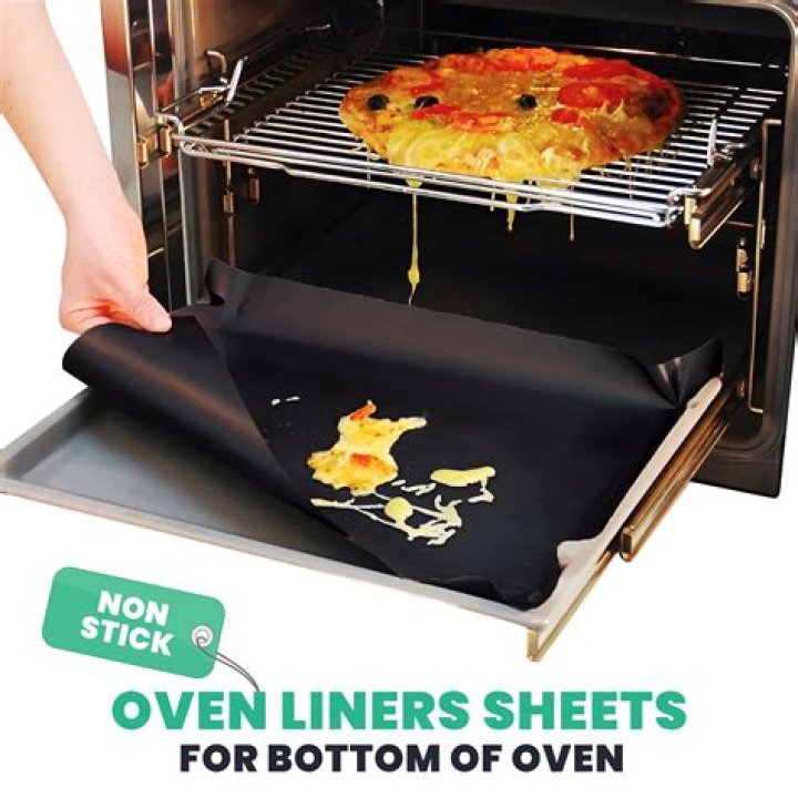Where should Oven Liners be placed?