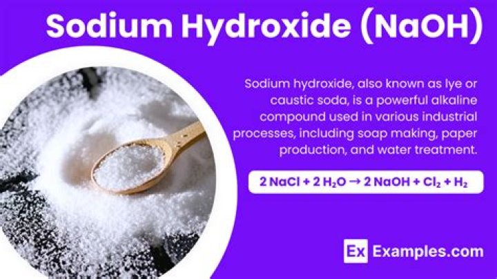 Where should you store the sodium hydroxide?
