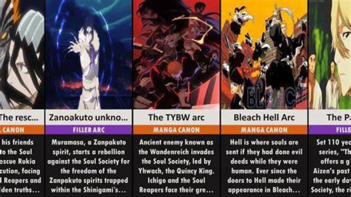 Which bleach seasons are filler?
