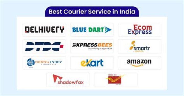 Which courier service does Amazon use in India?