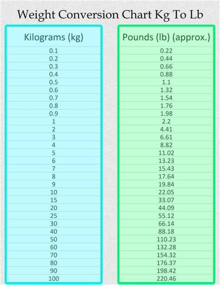 Which is more lb or kg?