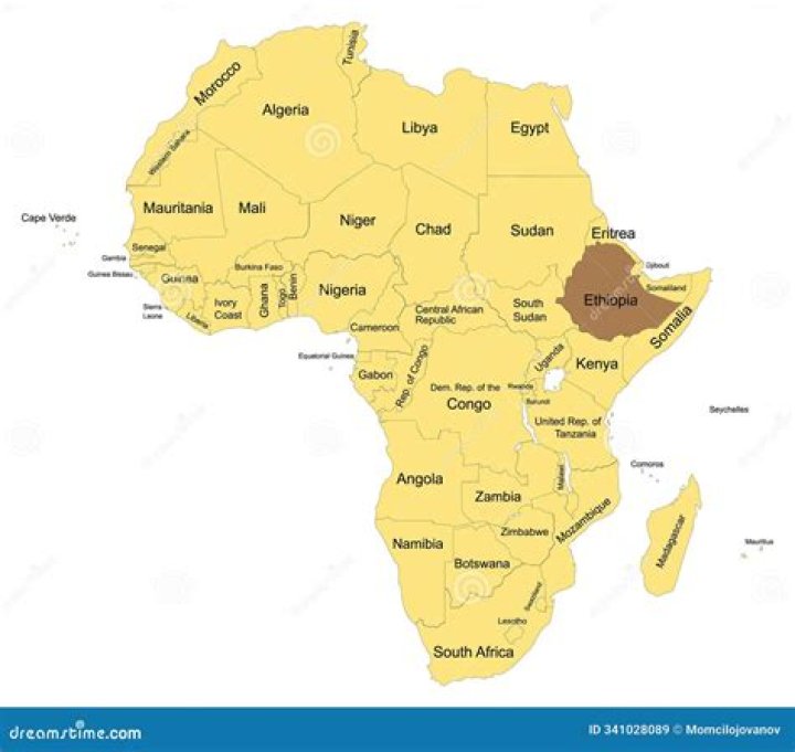 Which part of Africa is Ethiopia?