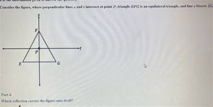 Which transformation carries the equilateral triangle onto itself?
