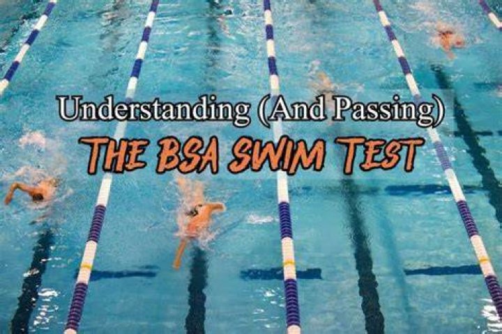 Who can administer a BSA swim test?