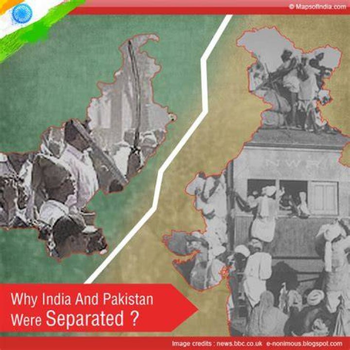 Who did the partition of India and Pakistan?