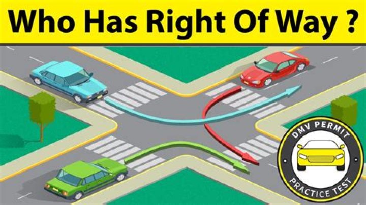 Who has the right of way in a drive thru?