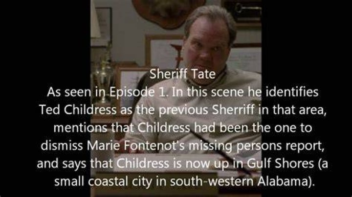 Who is Ted Childress True Detective?