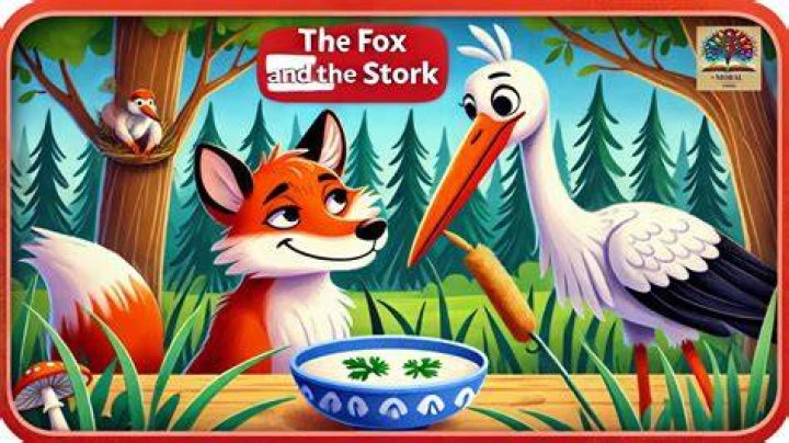 Who is the author of The Fox and the Stork?