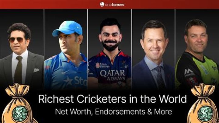 Who is the wealthiest cricketer?