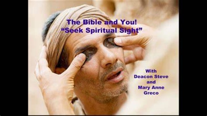 Who lost their sight in the Bible?