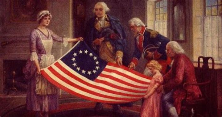 Who made the first American flag?