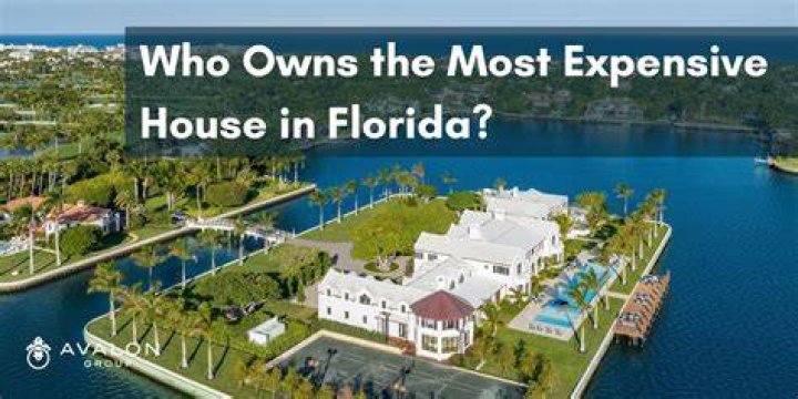Who owns the most expensive home in Florida?
