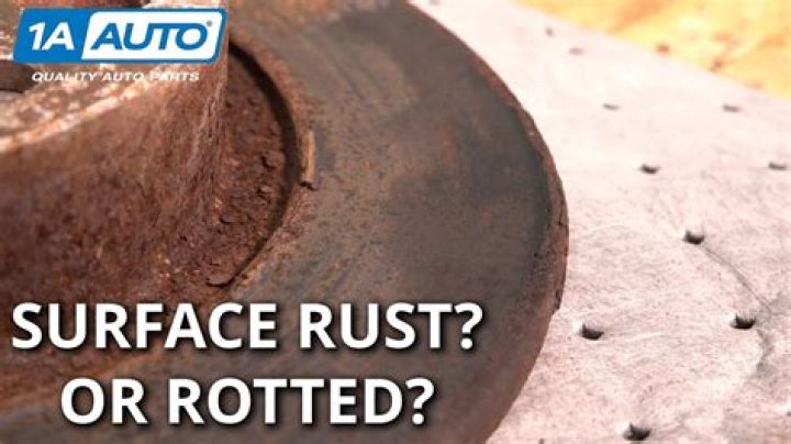 Why are my brakes rusted?