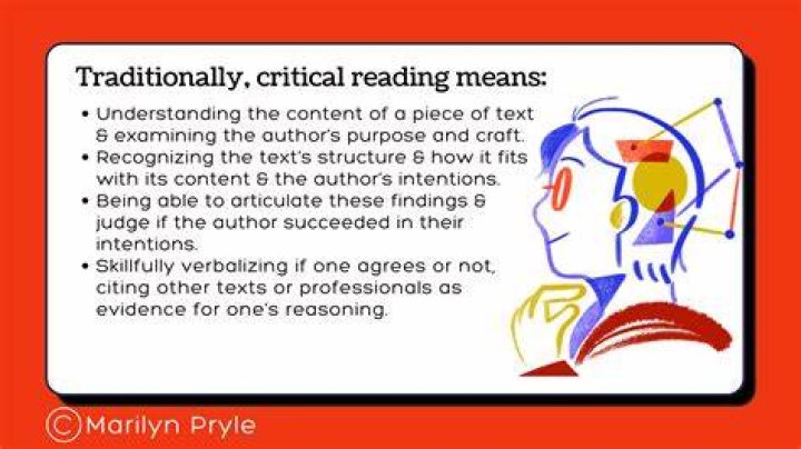 Why Critical reading is essential in reasoning?