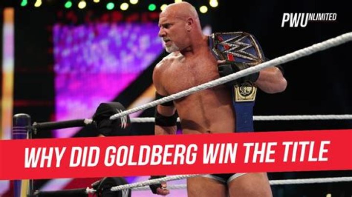 Why did Goldberg leave wrestling?